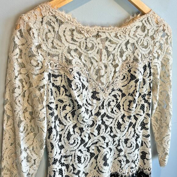 Tadashi Shoji Antique Lace Dress - 4 Petite - Picture 2 of 6